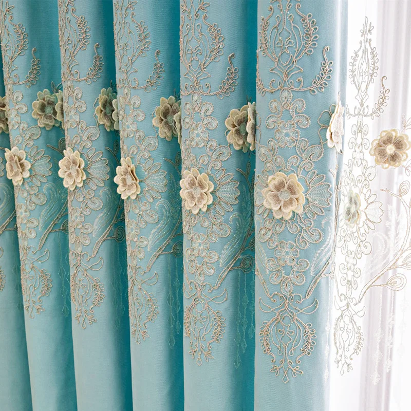 Curtains for Living Dining Room Bedroom European Style Luxurious and Atmospheric Relief Embroidery Jacquard
Curtains for Living Dining Room Bedroom European Style Luxurious and Atmospheric Relief Embroidery Jacquard