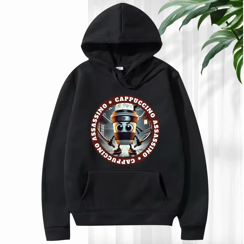 Cappuccino assassino italian brainrot graphic hoodie 2025 men women vintage Long sleeve streetwear print oversized hoodie unisex
Cappuccino assassino italian brainrot graphic hoodie 2025 men women vintage Long sleeve streetwear print oversized hoodie unisex
