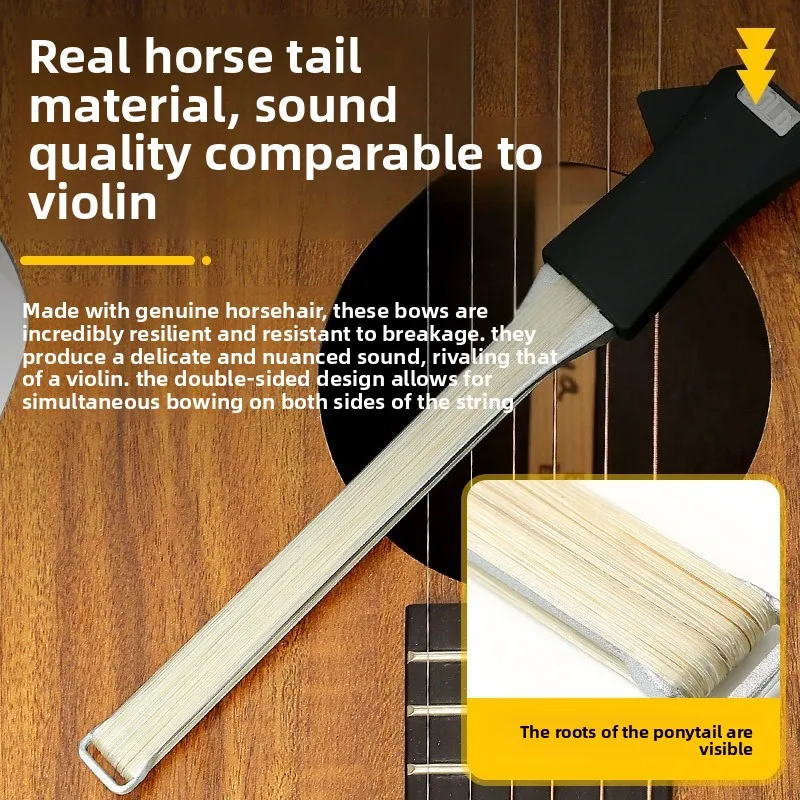 Guitar Bow Acoustic Guitar Picasso Bow Real Ponytail Second Change Violin Playing String Pick String Comes With Pick
Guitar Bow Acoustic Guitar Picasso Bow Real Ponytail Second Change Violin Playing String Pick String Comes With Pick