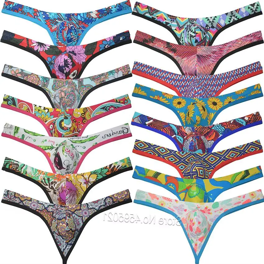 Men's Thong String Brazilian Underwear Bulge Pouch Male Bikini Briefs G-String Enhance Slip Stretchy T-back Tangas Sporty Floral
Men's Thong String Brazilian Underwear Bulge Pouch Male Bikini Briefs G-String Enhance Slip Stretchy T-back Tangas Sporty Floral