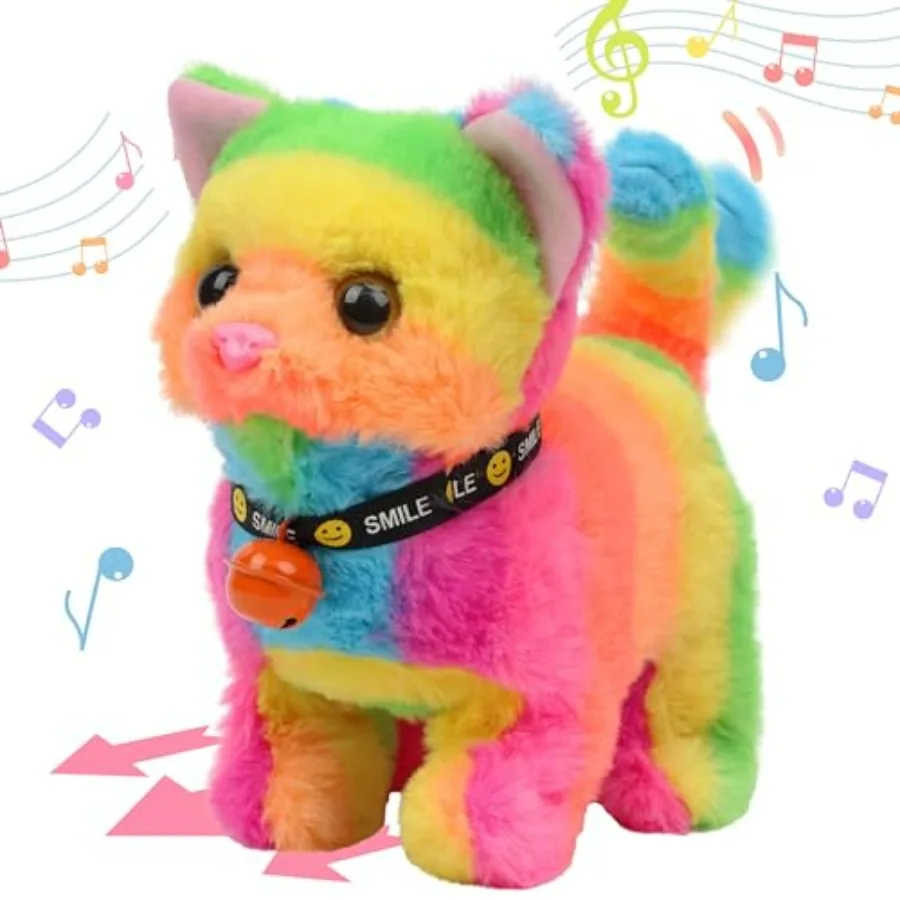 Walking Cat Interactive Electronic Pet Plush Kitty Toy with Sounds and Movements Animated Meow Shake Head Wiggle Tail Gifts for
Walking Cat Interactive Electronic Pet Plush Kitty Toy with Sounds and Movements Animated Meow Shake Head Wiggle Tail Gifts for