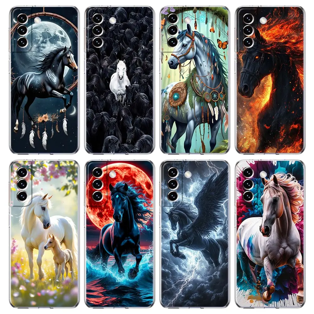 Transparent Cover for Samsung Galaxy S26 S25 S24 S23 S22 S21 S20 FE Ultra S25 Edge S10 Plus 5G Phone Case Horse Animal Funda Bag
Transparent Cover for Samsung Galaxy S26 S25 S24 S23 S22 S21 S20 FE Ultra S25 Edge S10 Plus 5G Phone Case Horse Animal Funda Bag