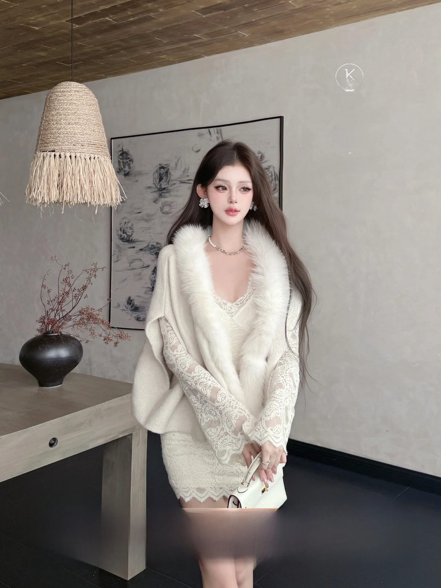 Ele Autumn Winter Wrap Coat by Joy Kiki Miss Kikuchi Furry Sli Versatile Women's ort Outerwear Polyester Blend
Ele Autumn Winter Wrap Coat by Joy Kiki Miss Kikuchi Furry Sli Versatile Women's ort Outerwear Polyester Blend