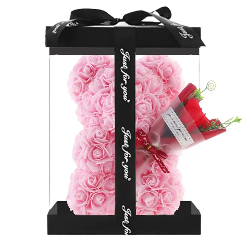 Artificial Foam Flowers Bear Rose Bear Cute Flower Bear Cub Romantic Creative Gifts For Valentines Day Anniversary Home Decor
Artificial Foam Flowers Bear Rose Bear Cute Flower Bear Cub Romantic Creative Gifts For Valentines Day Anniversary Home Decor