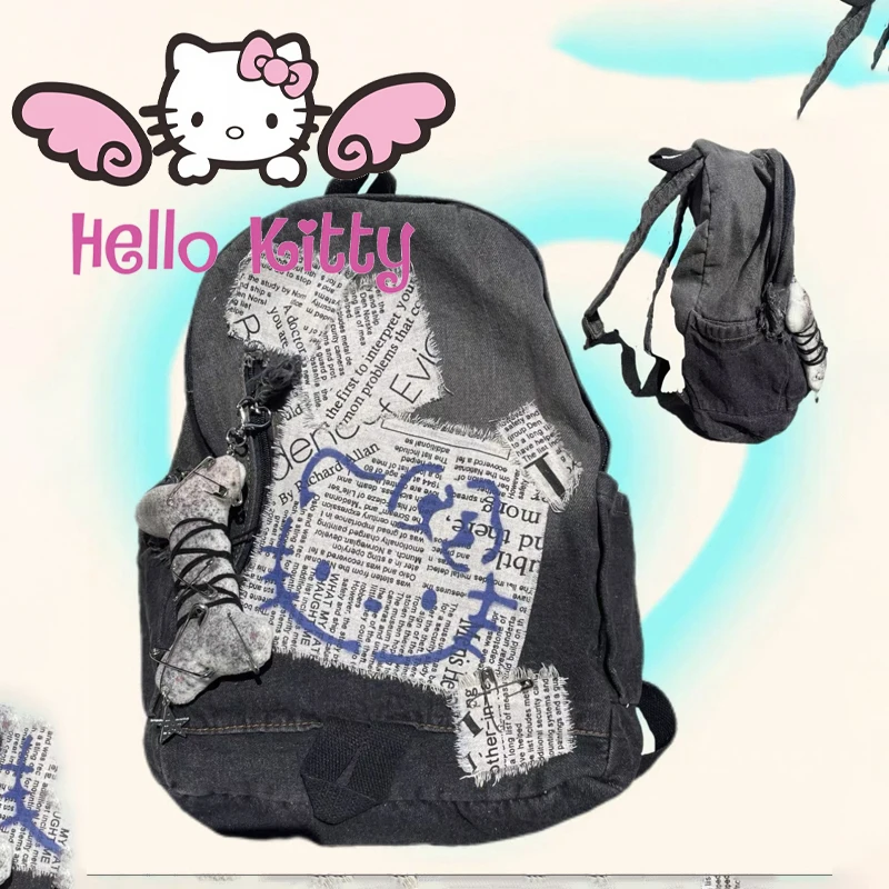 НОВЫЙ Hellokitty Harajuku джинсовая винтажная сумка в стиле панк с градиентом Y2k мультфильм высокого качества для женщин и девочек рюкзак большой вместимости милая кость
НОВЫЙ Hellokitty Harajuku джинсовая винтажная сумка в стиле панк с градиентом Y2k мультфильм высокого качества для женщин и девочек рюкзак большой вместимости милая кость