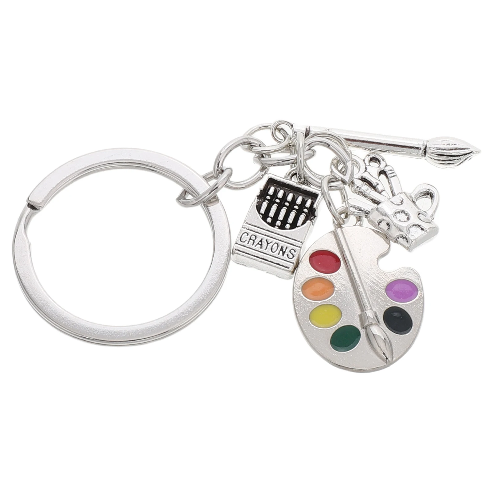 Student Keychain Creative Paintbrush Palette Pendant Portable Gift Idea Birthday Present Lover Necklace Jewelry
Student Keychain Creative Paintbrush Palette Pendant Portable Gift Idea Birthday Present Lover Necklace Jewelry