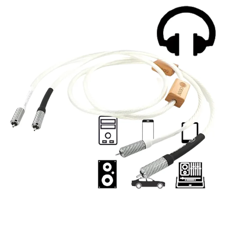 Reference 8N OCC RCA Interconnect with Carbon-Fiber Terminals (Dual Mono-Filament)
Reference 8N OCC RCA Interconnect with Carbon-Fiber Terminals (Dual Mono-Filament)