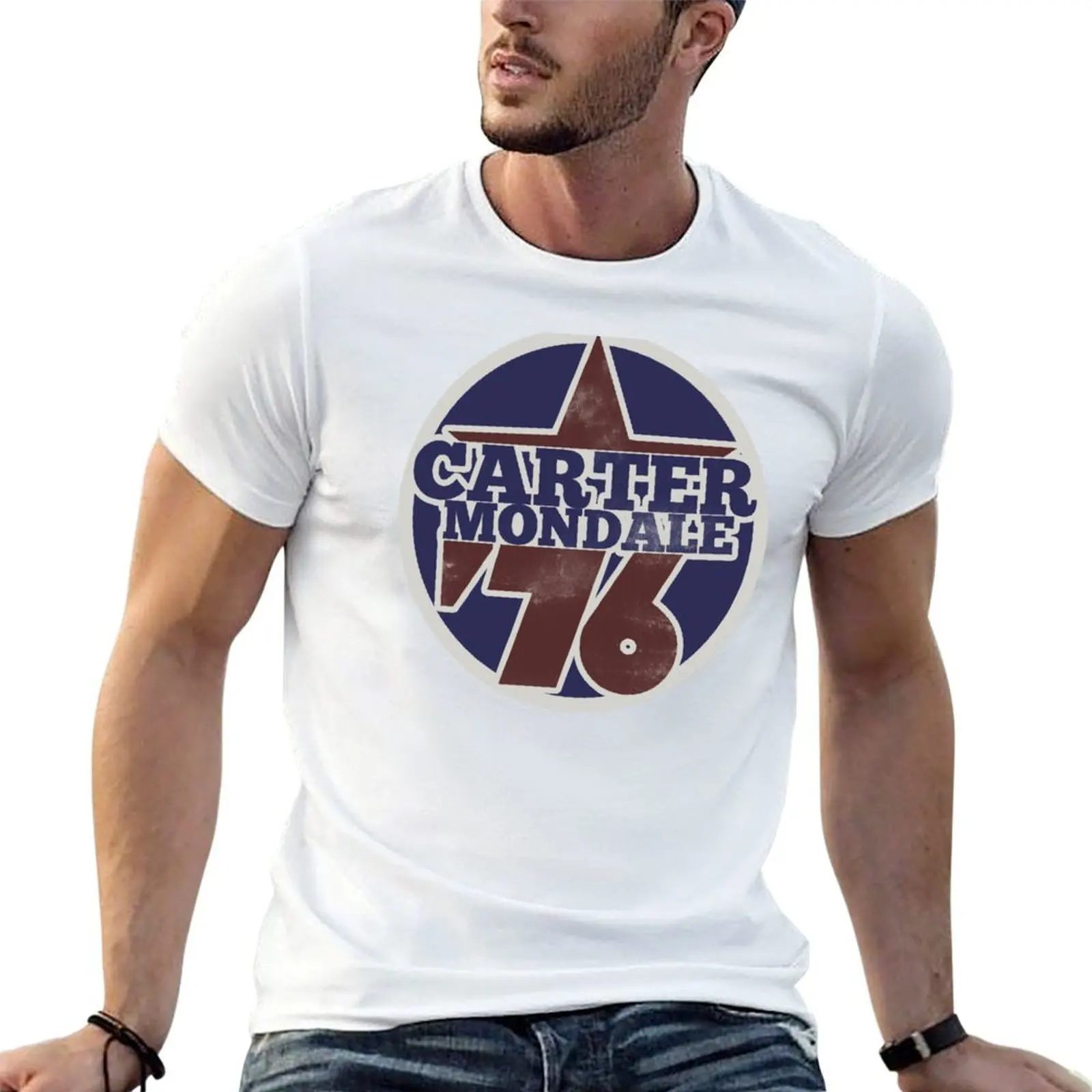 for 1976 T-Shirt t cotton shirts Carter mondale tshirt man anime
for 1976 T-Shirt t cotton shirts Carter mondale tshirt man anime