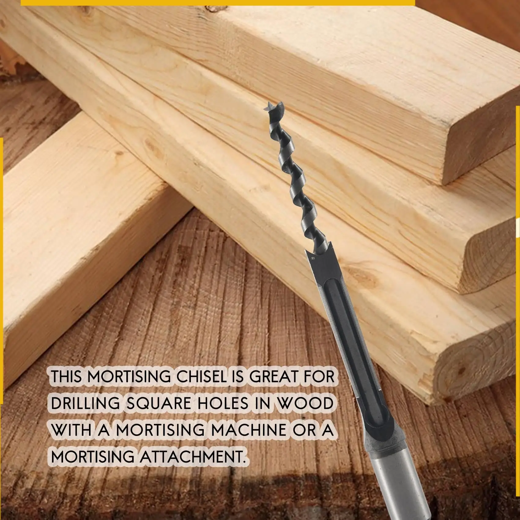 A76K 4Pcs Woodworking Square Hole Drill Bits Wood Mortising Chisel Set Mortise Chisel Bit Kits Woodworking Hole Saw Sets With Tw
A76K 4Pcs Woodworking Square Hole Drill Bits Wood Mortising Chisel Set Mortise Chisel Bit Kits Woodworking Hole Saw Sets With Tw