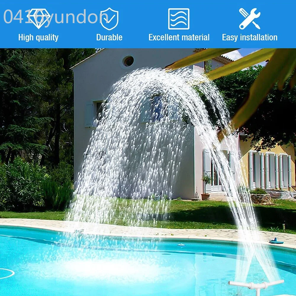 Swimming Pool Fountain Fishs Pond Waterfall Fountain Adjustable Pool Decoration Waterfall Fountain Spray Garden Accessories
Swimming Pool Fountain Fishs Pond Waterfall Fountain Adjustable Pool Decoration Waterfall Fountain Spray Garden Accessories