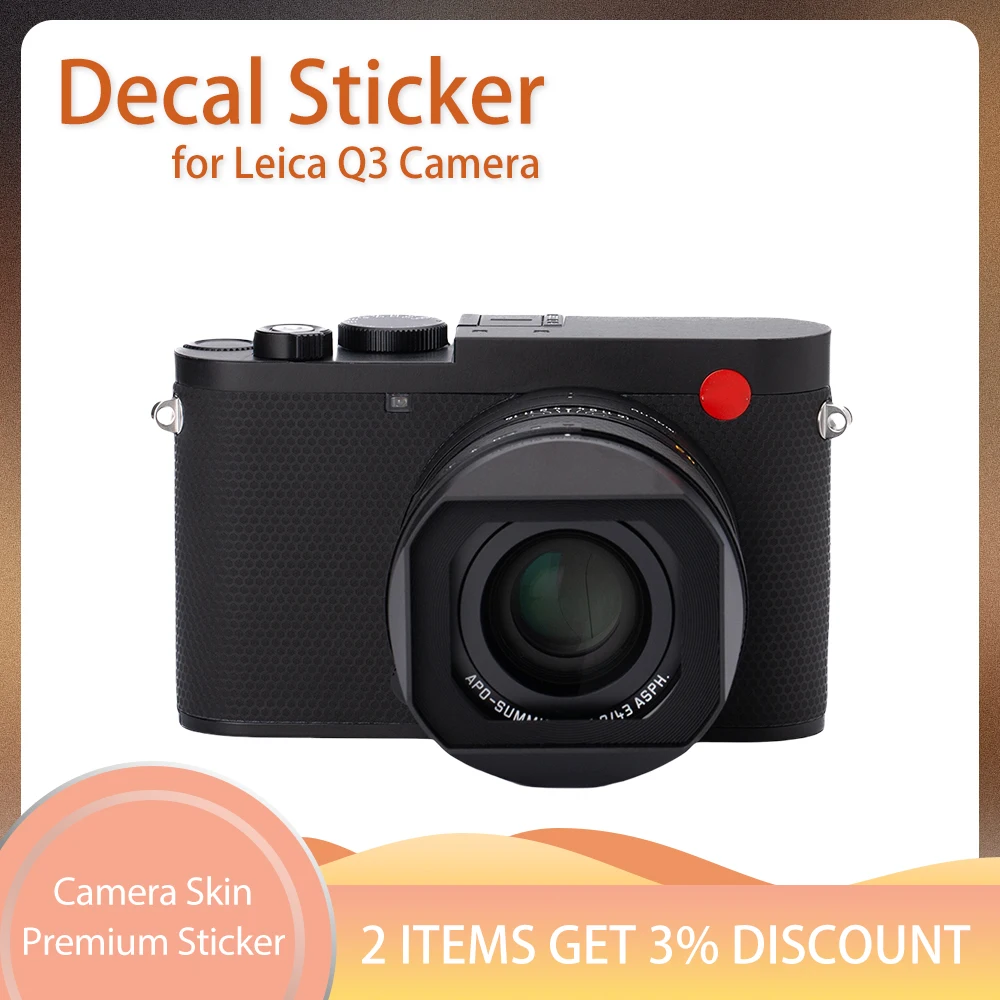 Q 3 Protective Film Protector Cover Film For Leica Q3 Camera Sticker Wrap Q3 Camera Skin Q3 Decal Skin Photography Accessories
Q 3 Protective Film Protector Cover Film For Leica Q3 Camera Sticker Wrap Q3 Camera Skin Q3 Decal Skin Photography Accessories