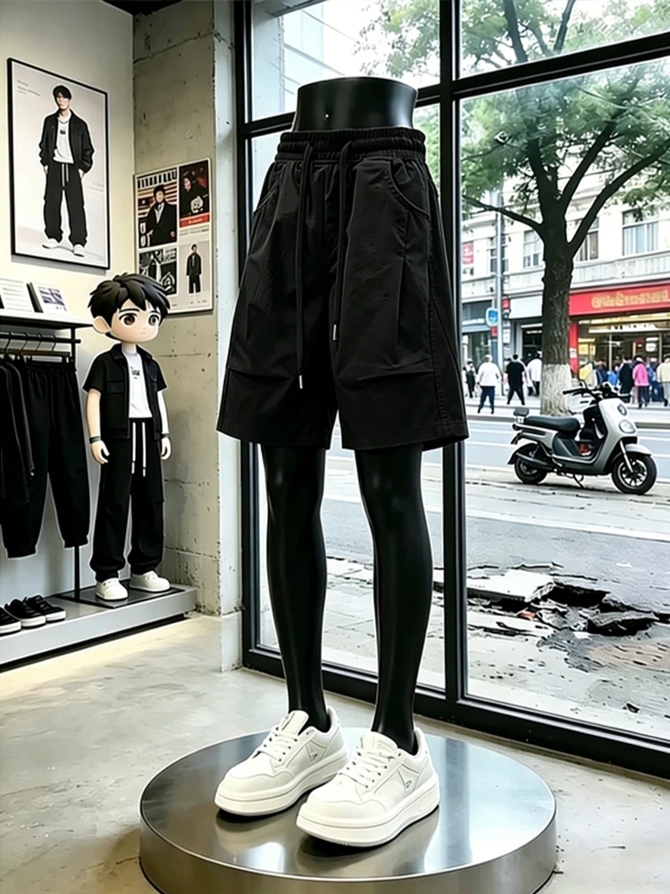 Black Folded Workwear Shorts Men's Summer Fitness Outdoor Five-Quarter Casual Versatile Men's Loose Fit Shorts Youth Size
Black Folded Workwear Shorts Men's Summer Fitness Outdoor Five-Quarter Casual Versatile Men's Loose Fit Shorts Youth Size