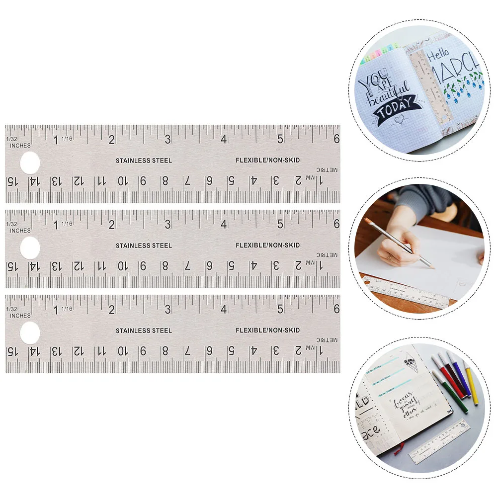3Pcs Cork Backing Ruler Smooth Graduated Scales Rulers for Kids School Painting Projects Multi-Function Measuring Tool
3Pcs Cork Backing Ruler Smooth Graduated Scales Rulers for Kids School Painting Projects Multi-Function Measuring Tool