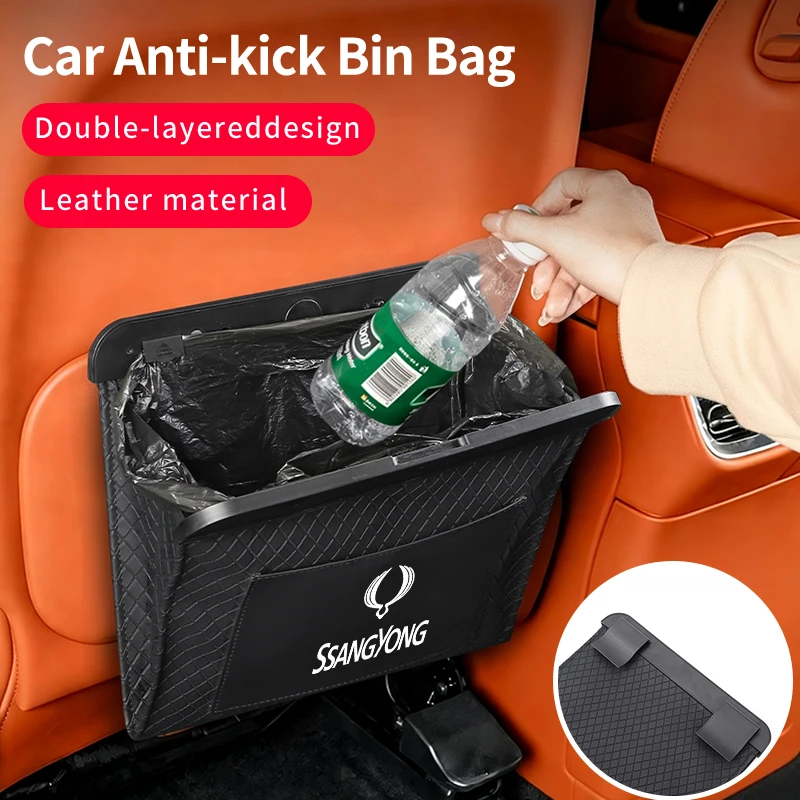 Car Seatback Trash Can Magnetic Garbage Pouch Tools Bag Accessories For SsangYong Actyon Korando Rexton Kyron Rodius Tivoli Muss
Car Seatback Trash Can Magnetic Garbage Pouch Tools Bag Accessories For SsangYong Actyon Korando Rexton Kyron Rodius Tivoli Muss