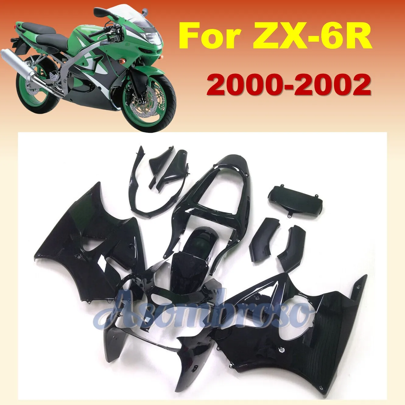 Чистый черный комплект кузова для ниндзя ZX-6R 2000 2001 2002 ZX6R 00-02, обтекатель для мотоцикла ZXMT
Чистый черный комплект кузова для ниндзя ZX-6R 2000 2001 2002 ZX6R 00-02, обтекатель для мотоцикла ZXMT