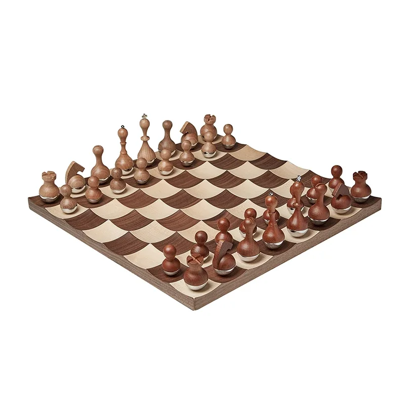 Chess tumbler Chess ornaments Home furnishing Nordic high-grade solid wood creative design gift
Chess tumbler Chess ornaments Home furnishing Nordic high-grade solid wood creative design gift