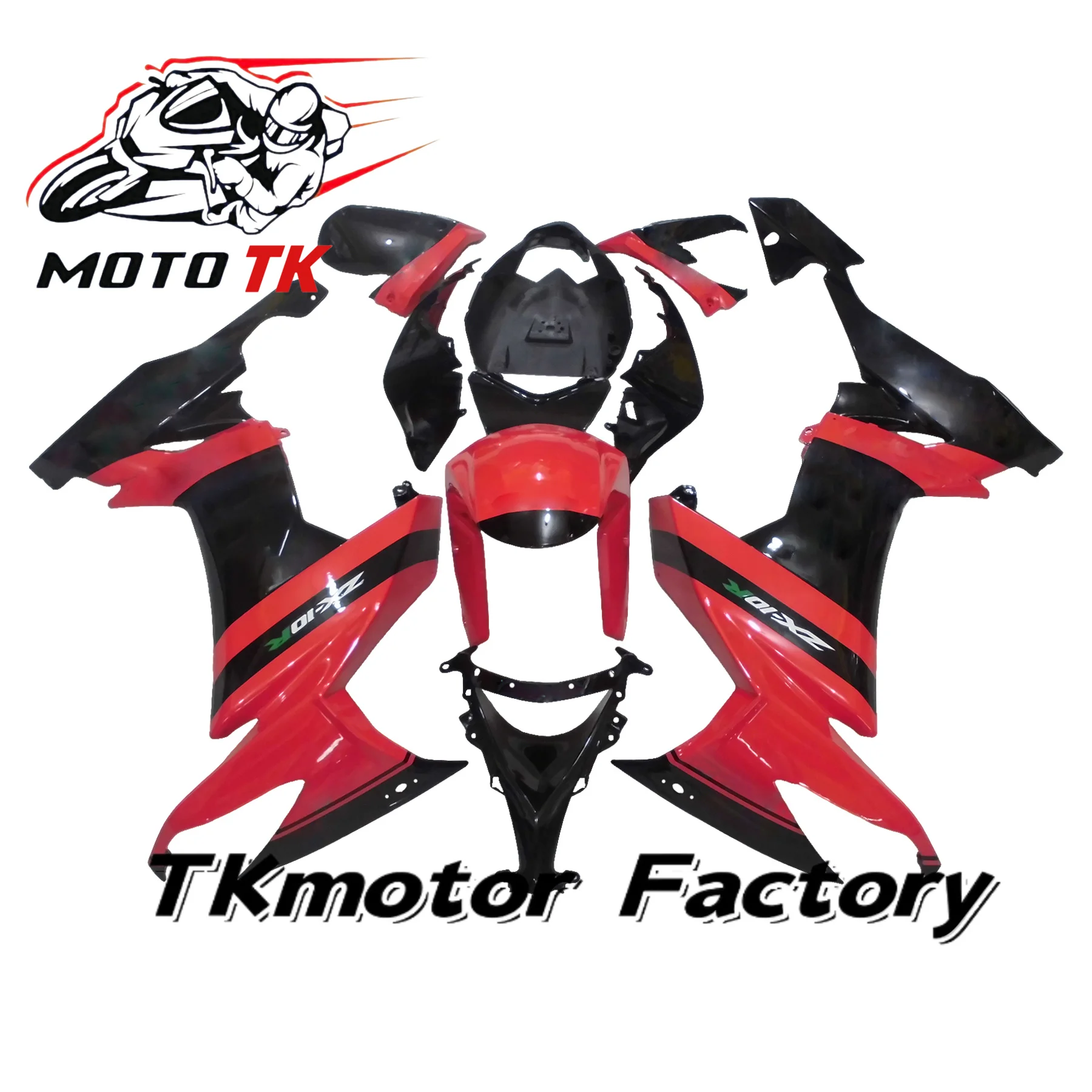 Injection Molded Full Fairing Kit for Kawasaki ZX10R 2008-2010 Motorcycle Direct-Fit Bodywork
Injection Molded Full Fairing Kit for Kawasaki ZX10R 2008-2010 Motorcycle Direct-Fit Bodywork