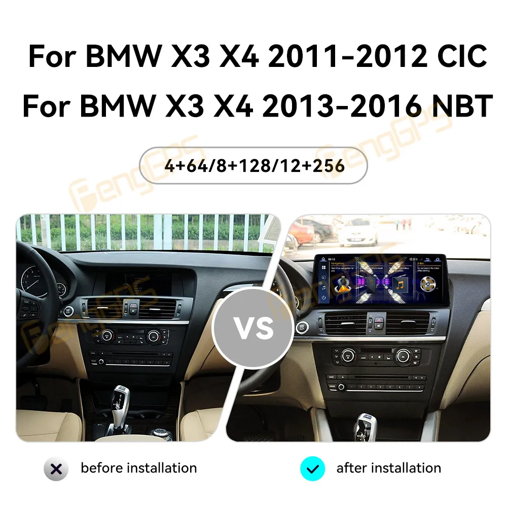 12.9 Inch Android 13 CarPlay Car Radio For BMW X3 X4 2011-2012 CIC 2013-2016 NBT Touch Screen Multimedia Player GPS Navigation
12.9 Inch Android 13 CarPlay Car Radio For BMW X3 X4 2011-2012 CIC 2013-2016 NBT Touch Screen Multimedia Player GPS Navigation