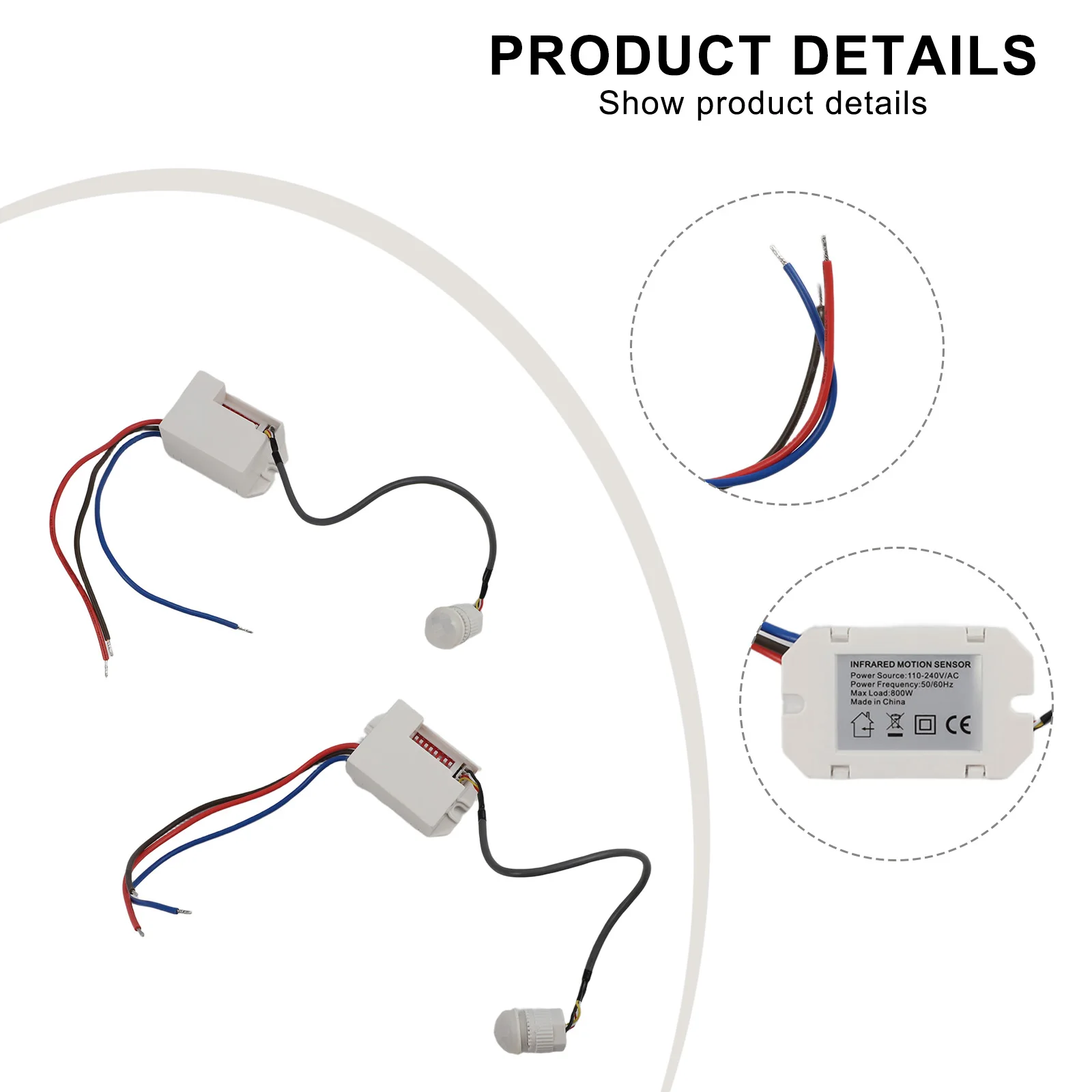 Домашняя автоматизация 360-градусный детектор движения Потолочный датчик движения Энергоэффективный триггер движения Пластиковый материал Компактный размер
Домашняя автоматизация 360-градусный детектор движения Потолочный датчик движения Энергоэффективный триггер движения Пластиковый материал Компактный размер