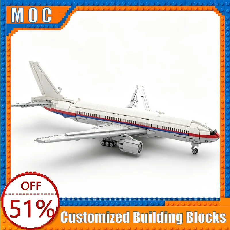 2733 Parts Malaysian Airlines Boeing 777-200 Building Blocks Model Assembly Educational Toy Creative Collection Birthday Gifts
2733 Parts Malaysian Airlines Boeing 777-200 Building Blocks Model Assembly Educational Toy Creative Collection Birthday Gifts