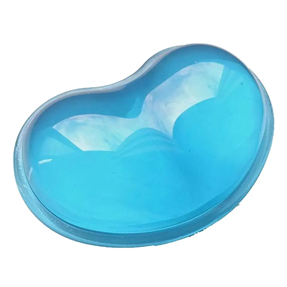 Heart Shaped Mouse Pad Wrist Support Blue Gel Cushion Flexible Stress Reliever Silicone Material Elastic Computer Accessory
Heart Shaped Mouse Pad Wrist Support Blue Gel Cushion Flexible Stress Reliever Silicone Material Elastic Computer Accessory