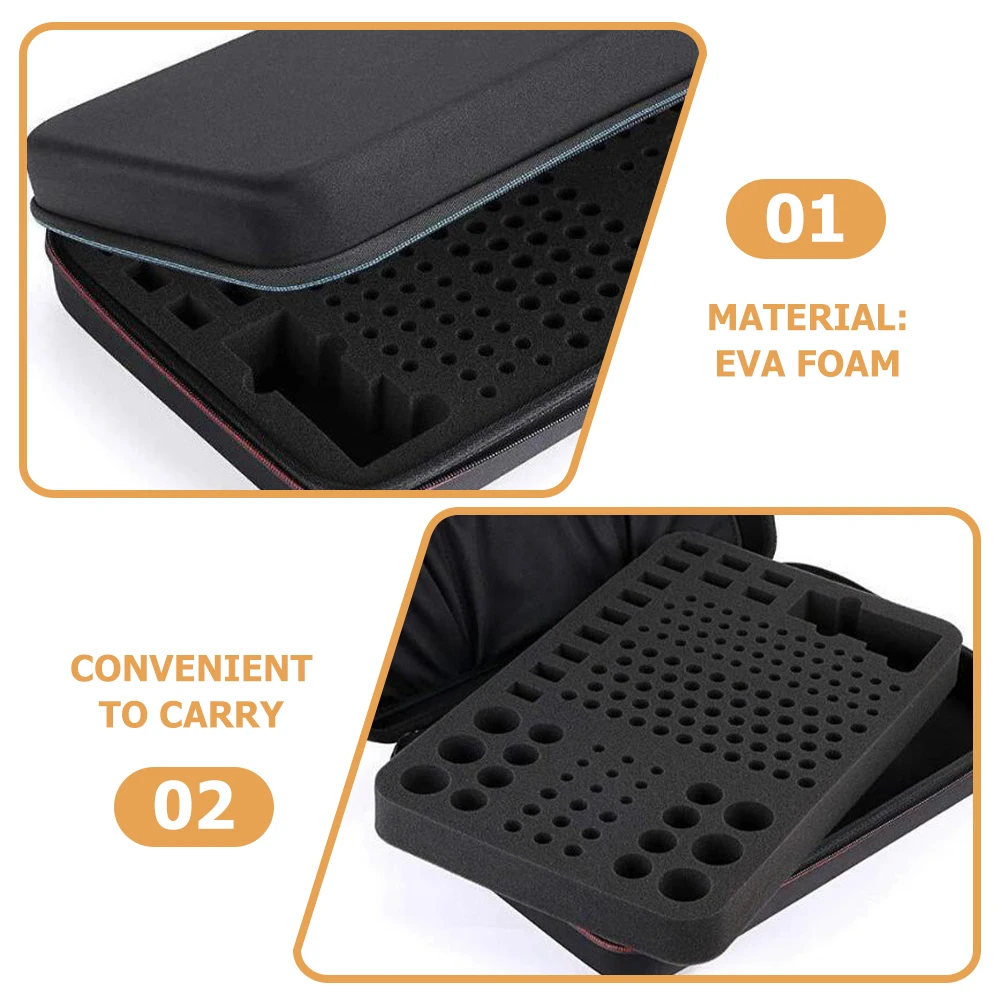 Large Capacity Organizer Storage Box Eva Splashproof Shockproof Case Aaa Aa 9V Holder Travel Portable
Large Capacity Organizer Storage Box Eva Splashproof Shockproof Case Aaa Aa 9V Holder Travel Portable