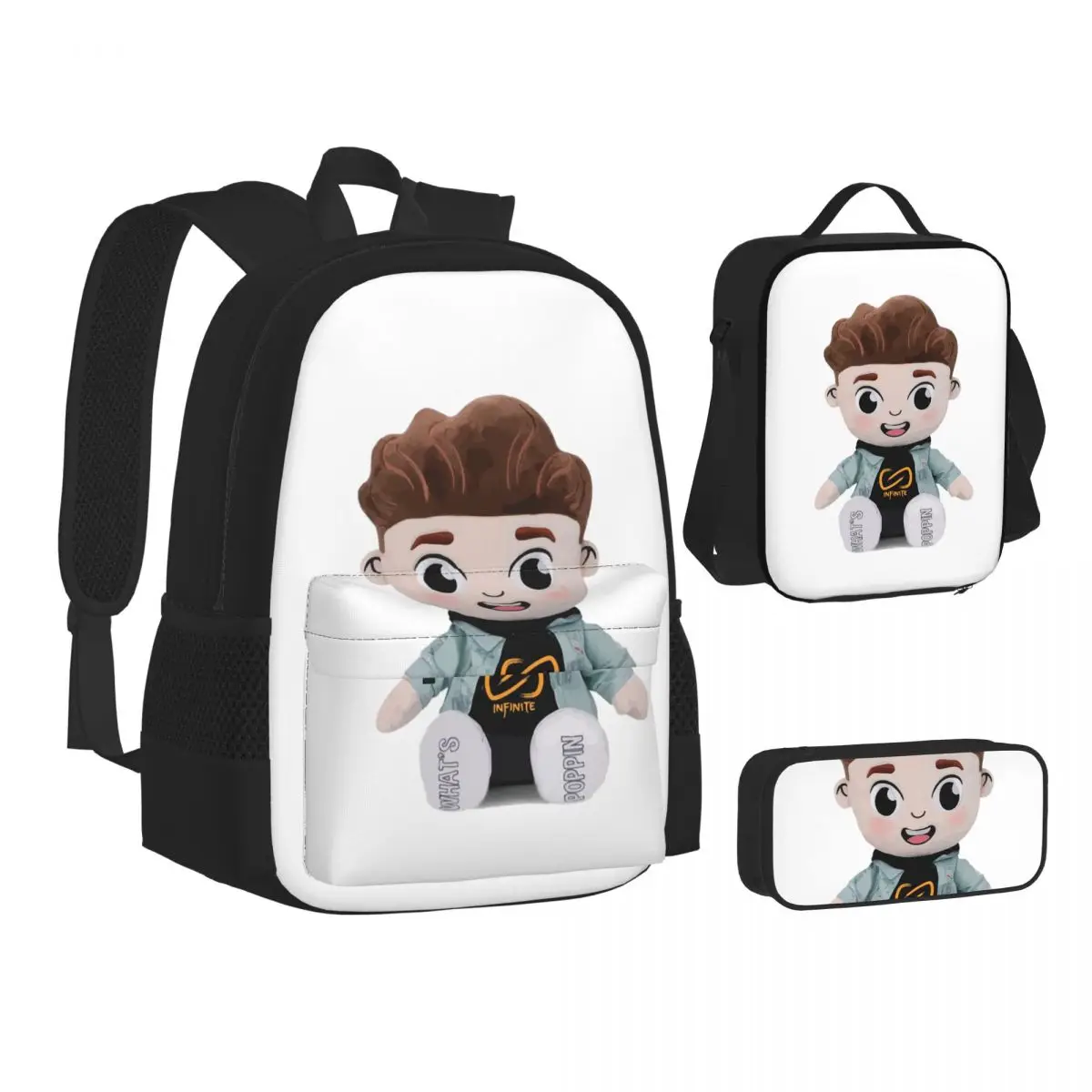 Caylus Backpacks Boys Girls Bookbag Children School Bags Kids Rucksack Lunch Bag Pen Bag Three-Piece Set
Caylus Backpacks Boys Girls Bookbag Children School Bags Kids Rucksack Lunch Bag Pen Bag Three-Piece Set