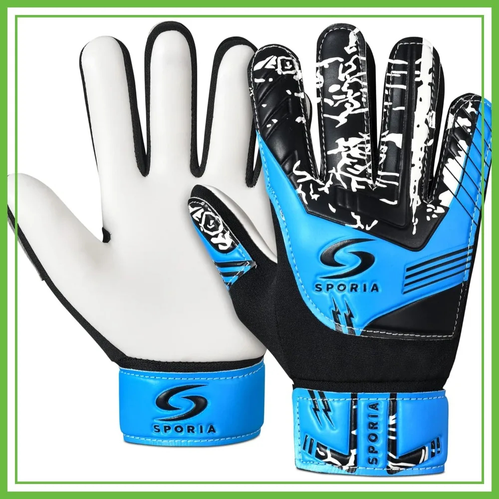 Youth Goalie Gloves with Double Wrist Support, Non-Slip Latex Soccer Gloves for Kids
Youth Goalie Gloves with Double Wrist Support, Non-Slip Latex Soccer Gloves for Kids