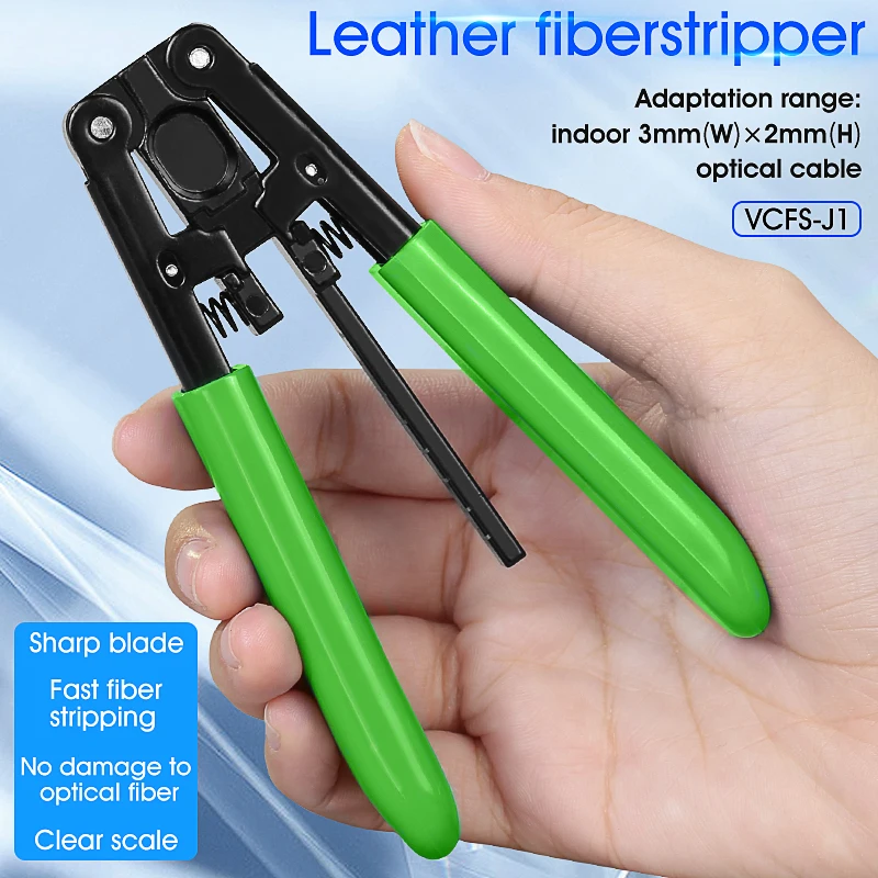 Optical Fiber Wire Stripper VCFS-J1 FTTH Cable Wire Stripper Plier Cutting Stripping Peeling Plier Electrician Repair Tool
Optical Fiber Wire Stripper VCFS-J1 FTTH Cable Wire Stripper Plier Cutting Stripping Peeling Plier Electrician Repair Tool