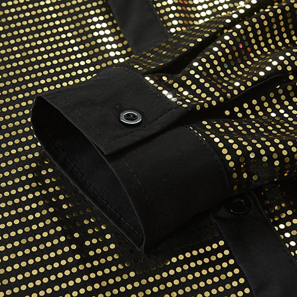 Удобная модная популярная рубашка, рубашка для латинских танцев, мужская вечеринка в ночном клубе, обычная новинка, блестящие блестящие пуговицы
Удобная модная популярная рубашка, рубашка для латинских танцев, мужская вечеринка в ночном клубе, обычная новинка, блестящие блестящие пуговицы