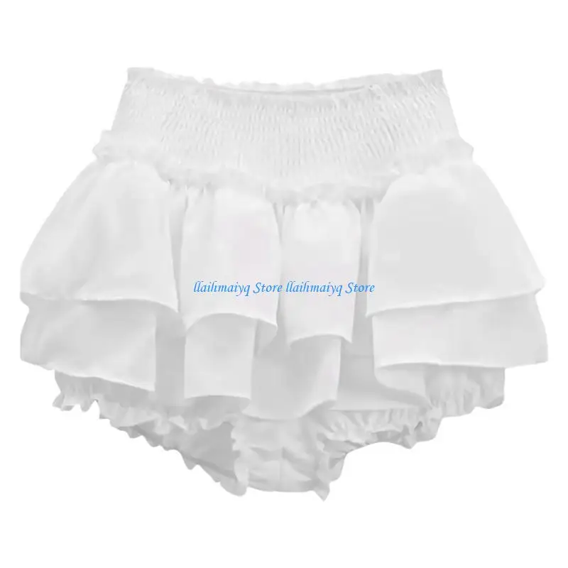 573B Womens Shirred High Waist Layered Pleated Skater Skirt Built in Bloomers Shorts
573B Womens Shirred High Waist Layered Pleated Skater Skirt Built in Bloomers Shorts