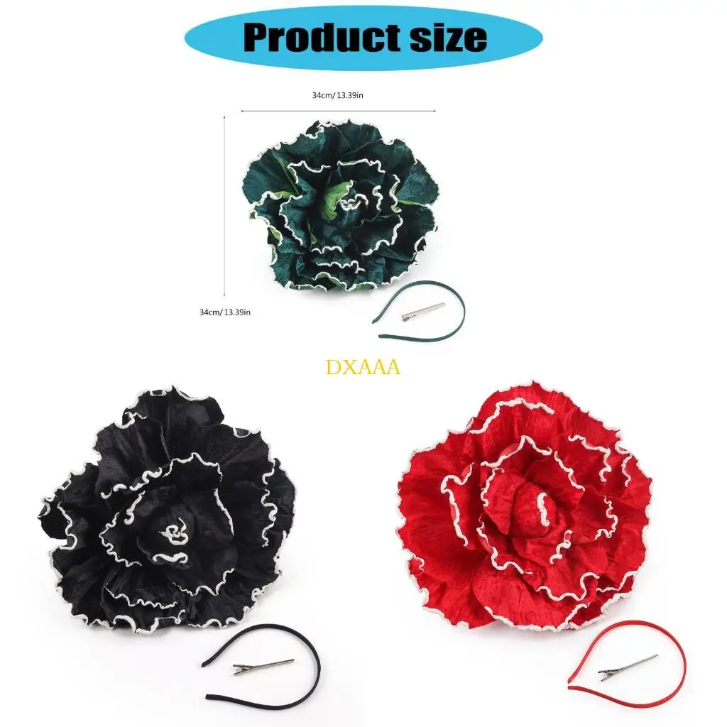 DXAA Large Fabric Blossom Hat With Breathable Structure Comfortable Wear For Masquerades Celebrations
DXAA Large Fabric Blossom Hat With Breathable Structure Comfortable Wear For Masquerades Celebrations