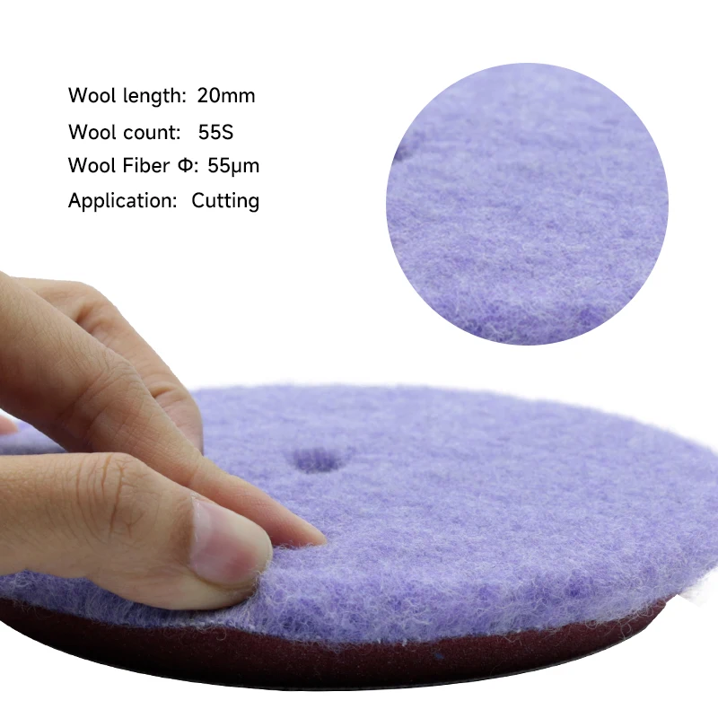 DETAILING 3"(80mm)/5"(130mm)/6"(155mm) Wool Pad High Density Lambs Woollen Polish buffing Pad Auto Detailing For Car Polisher
DETAILING 3"(80mm)/5"(130mm)/6"(155mm) Wool Pad High Density Lambs Woollen Polish buffing Pad Auto Detailing For Car Polisher