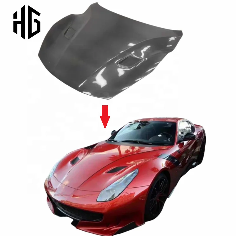 Upgrade to TDF Style Carbon Fiber Front Engine Hood Car Bonnet Cover For Ferrari F12 Berlinetta Front Hoods Body Kit Accessories
Upgrade to TDF Style Carbon Fiber Front Engine Hood Car Bonnet Cover For Ferrari F12 Berlinetta Front Hoods Body Kit Accessories