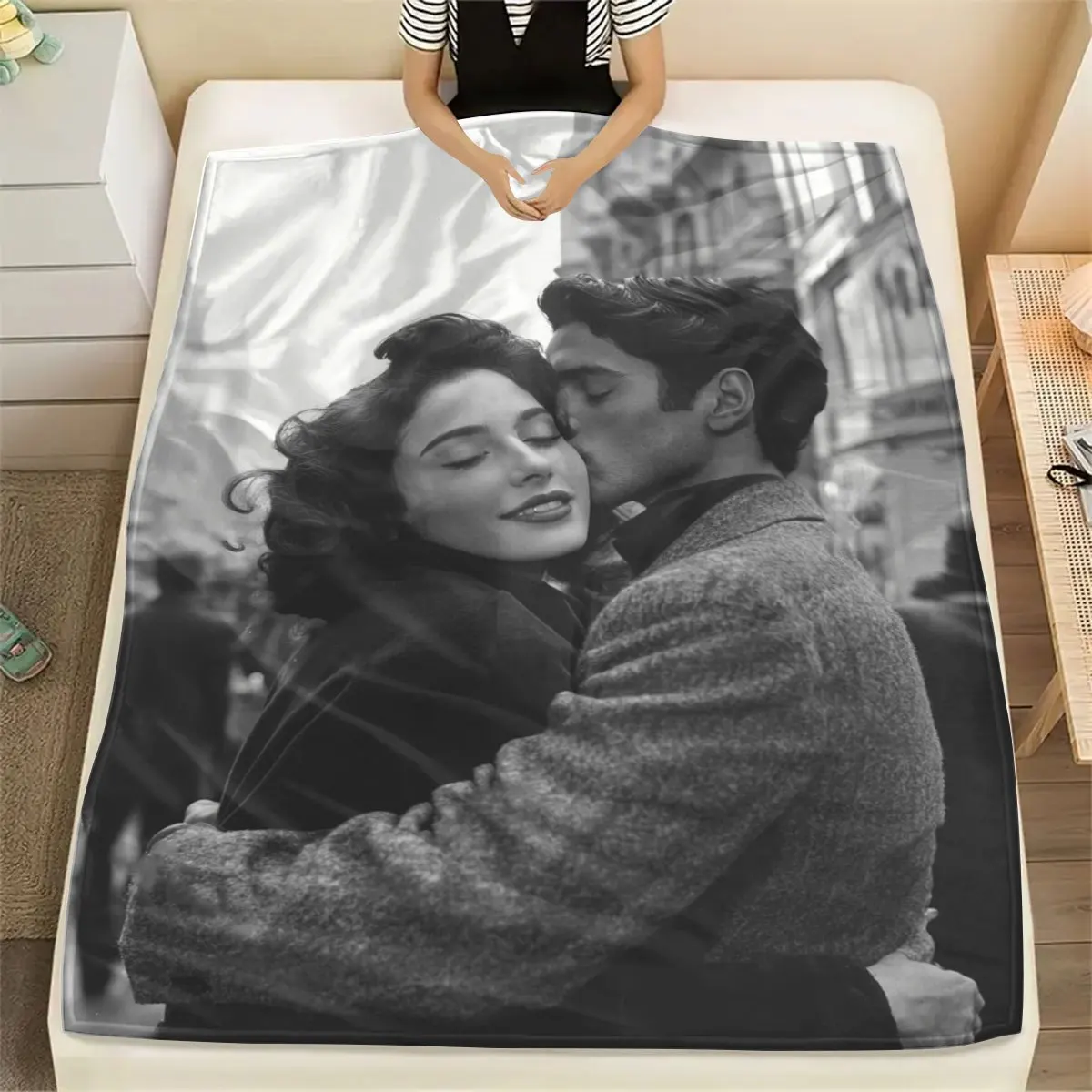 Customized DIY Personalized Photo Blanket for Lovers Flannel Blanket Products - Customized Warm Photos, Soft and Warm
Customized DIY Personalized Photo Blanket for Lovers Flannel Blanket Products - Customized Warm Photos, Soft and Warm