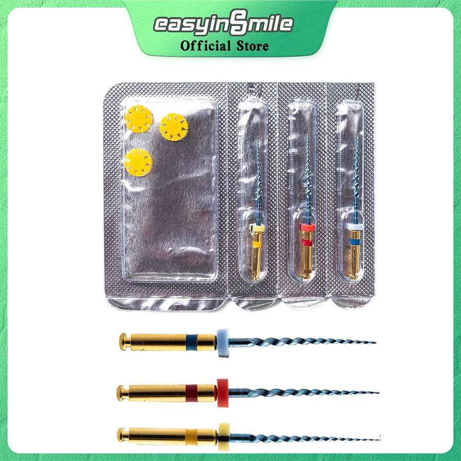 Easyinsmile Dental Endo Files Wave X-one Blue Max Niti Rotary File Root Canal Heat Activated File X3-ONE MAX Flexible File 25MM
Easyinsmile Dental Endo Files Wave X-one Blue Max Niti Rotary File Root Canal Heat Activated File X3-ONE MAX Flexible File 25MM