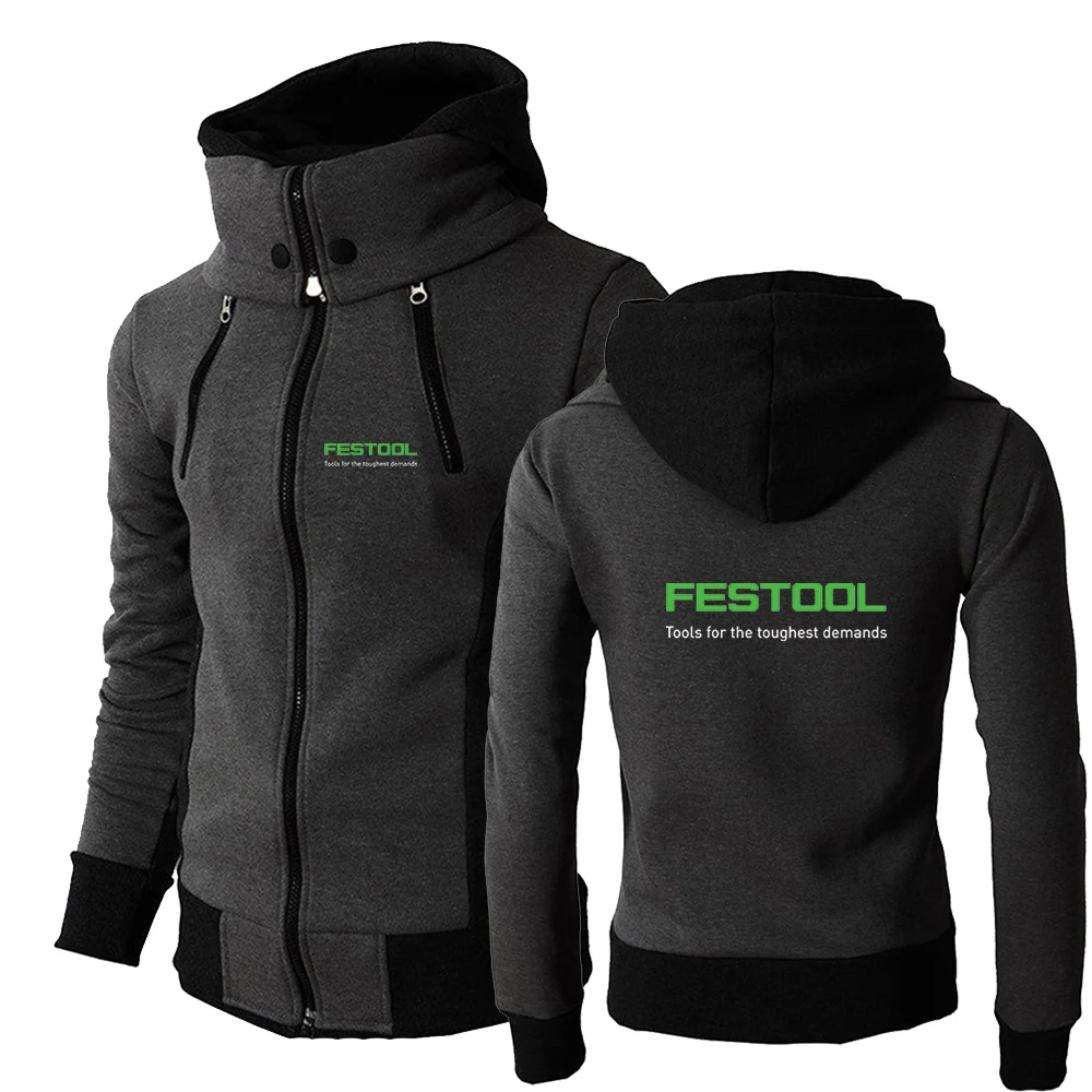 2024 New Men Festool Tools Printing Spring and Autumn Casual Hot Sale Three-color Zipper Hooded Designe Classics Coat
2024 New Men Festool Tools Printing Spring and Autumn Casual Hot Sale Three-color Zipper Hooded Designe Classics Coat