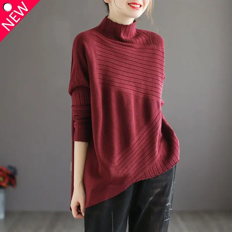 Elegant and Versatile Temperament Women's Clothing 2023 Autumn and Winter New Solid Color Half High Collar Long Sleeved Pullover
Elegant and Versatile Temperament Women's Clothing 2023 Autumn and Winter New Solid Color Half High Collar Long Sleeved Pullover