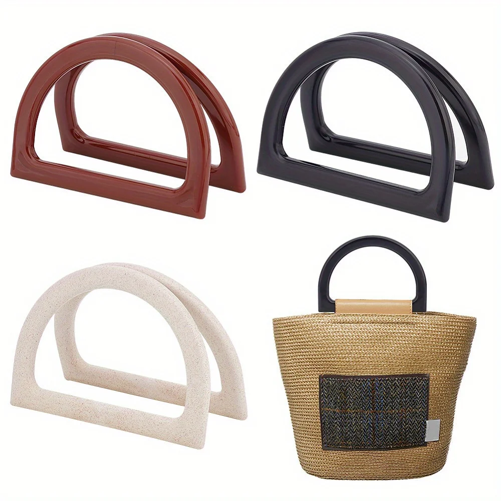 D-Shaped Imitation Wood Bag Handles - Purse Making Essentials for DIY Craft Supplies, Replacement Accessories for Handbags
D-Shaped Imitation Wood Bag Handles - Purse Making Essentials for DIY Craft Supplies, Replacement Accessories for Handbags