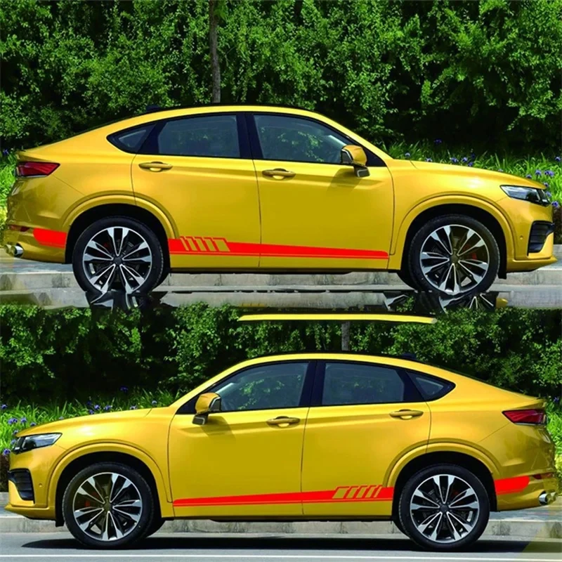 1 Pair Car Side Body Decals Racing Stripes Vehicle Cars Universal Stickers Exterior Decorations Accessories Supplies
1 Pair Car Side Body Decals Racing Stripes Vehicle Cars Universal Stickers Exterior Decorations Accessories Supplies