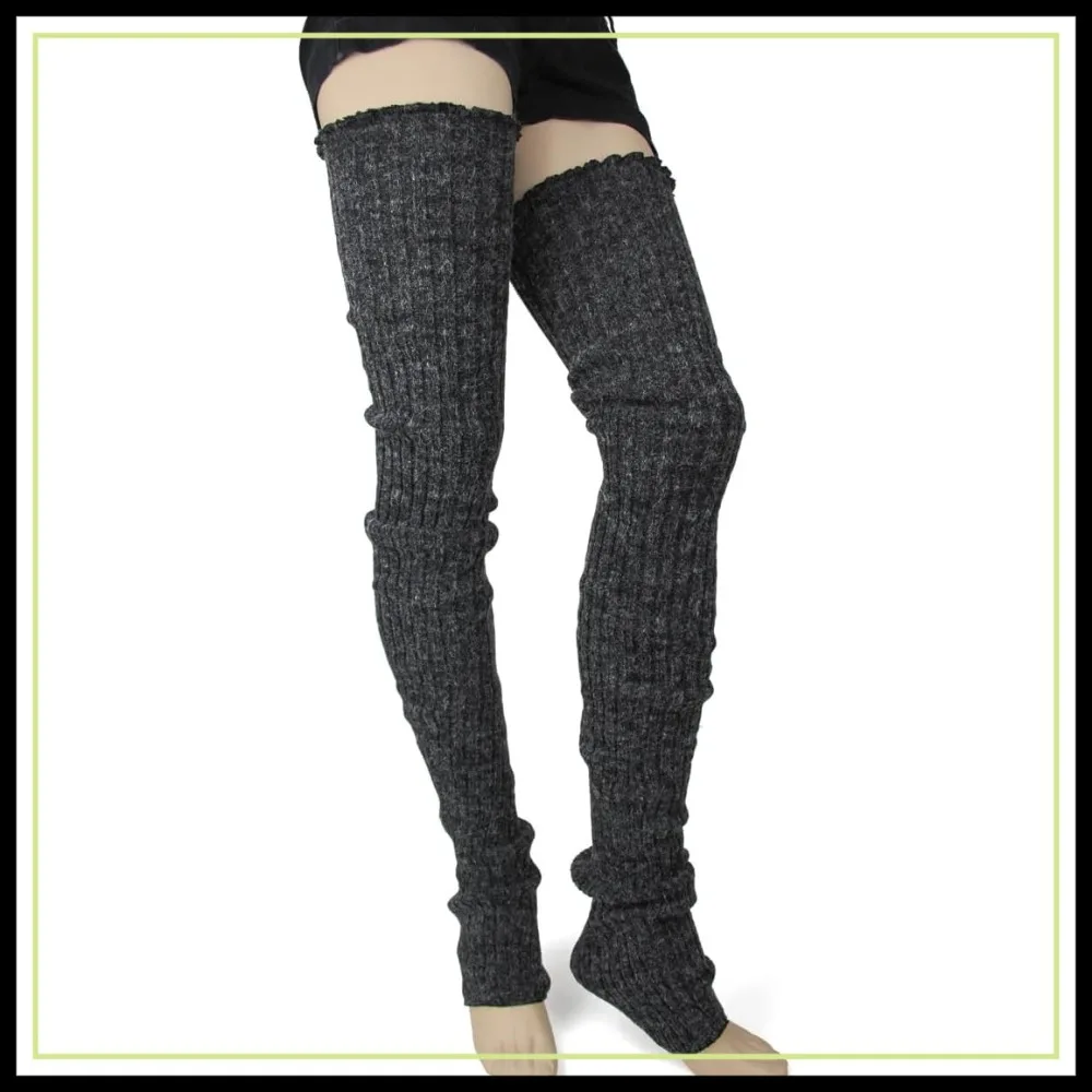 Super Long Leg Warmers for Women, Foot Traffic Knit Style, Cozy & Stretchy
Super Long Leg Warmers for Women, Foot Traffic Knit Style, Cozy & Stretchy