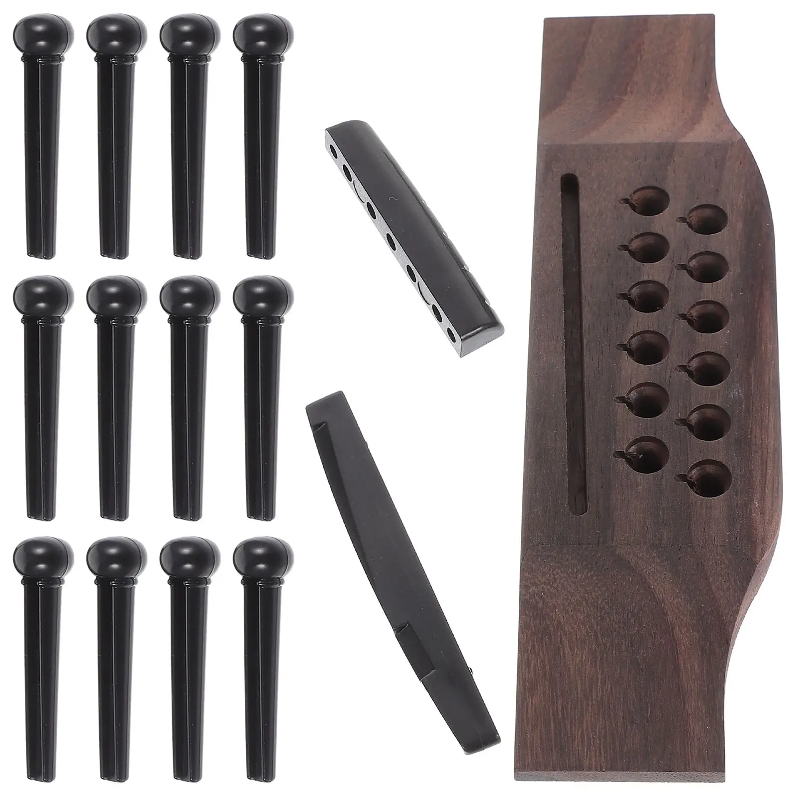 12 String Bridge Pins Rosewood Saddle Nut Kit Replacement Bridge Pins For Acoustic Guitar Parts Acoustic Accessories
12 String Bridge Pins Rosewood Saddle Nut Kit Replacement Bridge Pins For Acoustic Guitar Parts Acoustic Accessories