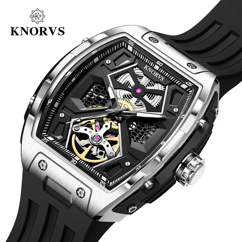 KNORVS New Fully Automatic Mechanical Watch Night Light Waterproof Men's Watch Fashion KN002-1
KNORVS New Fully Automatic Mechanical Watch Night Light Waterproof Men's Watch Fashion KN002-1