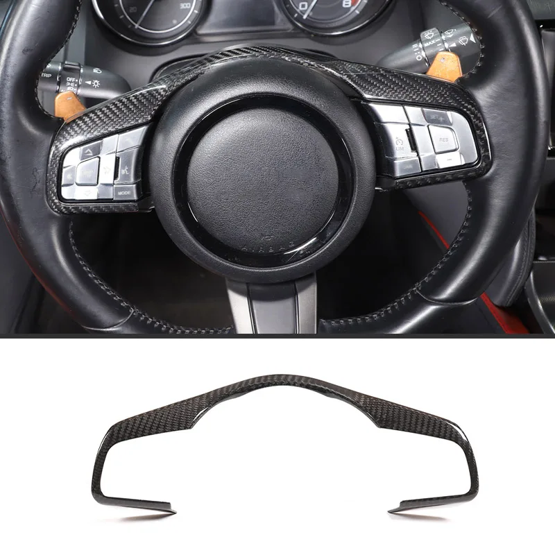 For Jaguar F-TYPE 2013-2023 Real Carbon Fiber Car Steering Wheel Frame Cover Trim sticker Car Accessories
For Jaguar F-TYPE 2013-2023 Real Carbon Fiber Car Steering Wheel Frame Cover Trim sticker Car Accessories