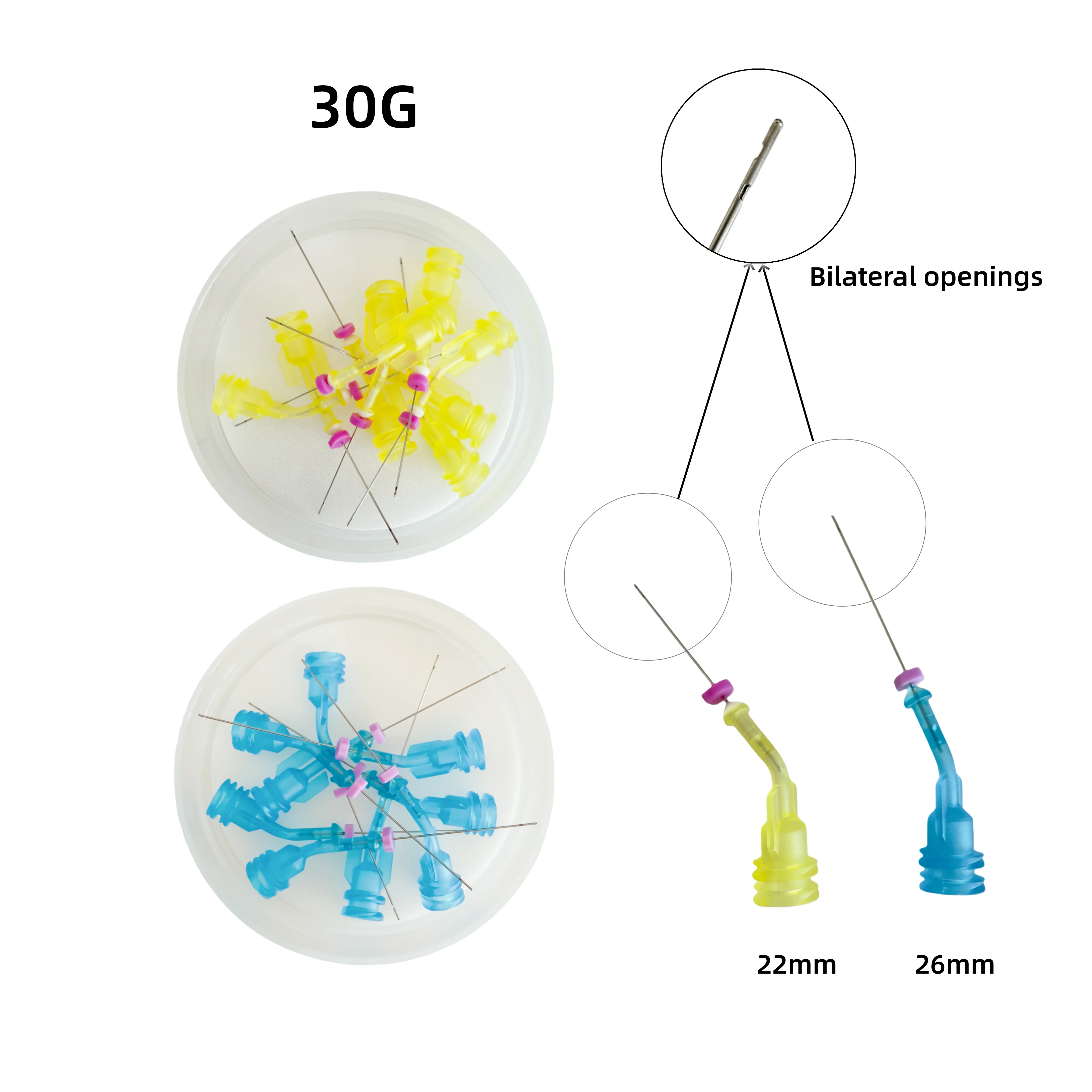 Dental Irrigation Tips Endo Irrigator Syringe Tip Root Flushing Cleaning Bilateral Openings Double Side Hole
Dental Irrigation Tips Endo Irrigator Syringe Tip Root Flushing Cleaning Bilateral Openings Double Side Hole