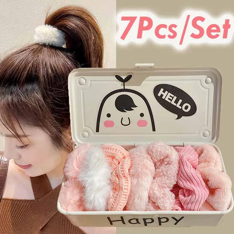 7Pcs Women Hair Scrunchies Soft Velvet Solid Color Hair Band for Girls Ponytail Holder Rubber Bands Hair Ties Hair Accessories
7Pcs Women Hair Scrunchies Soft Velvet Solid Color Hair Band for Girls Ponytail Holder Rubber Bands Hair Ties Hair Accessories