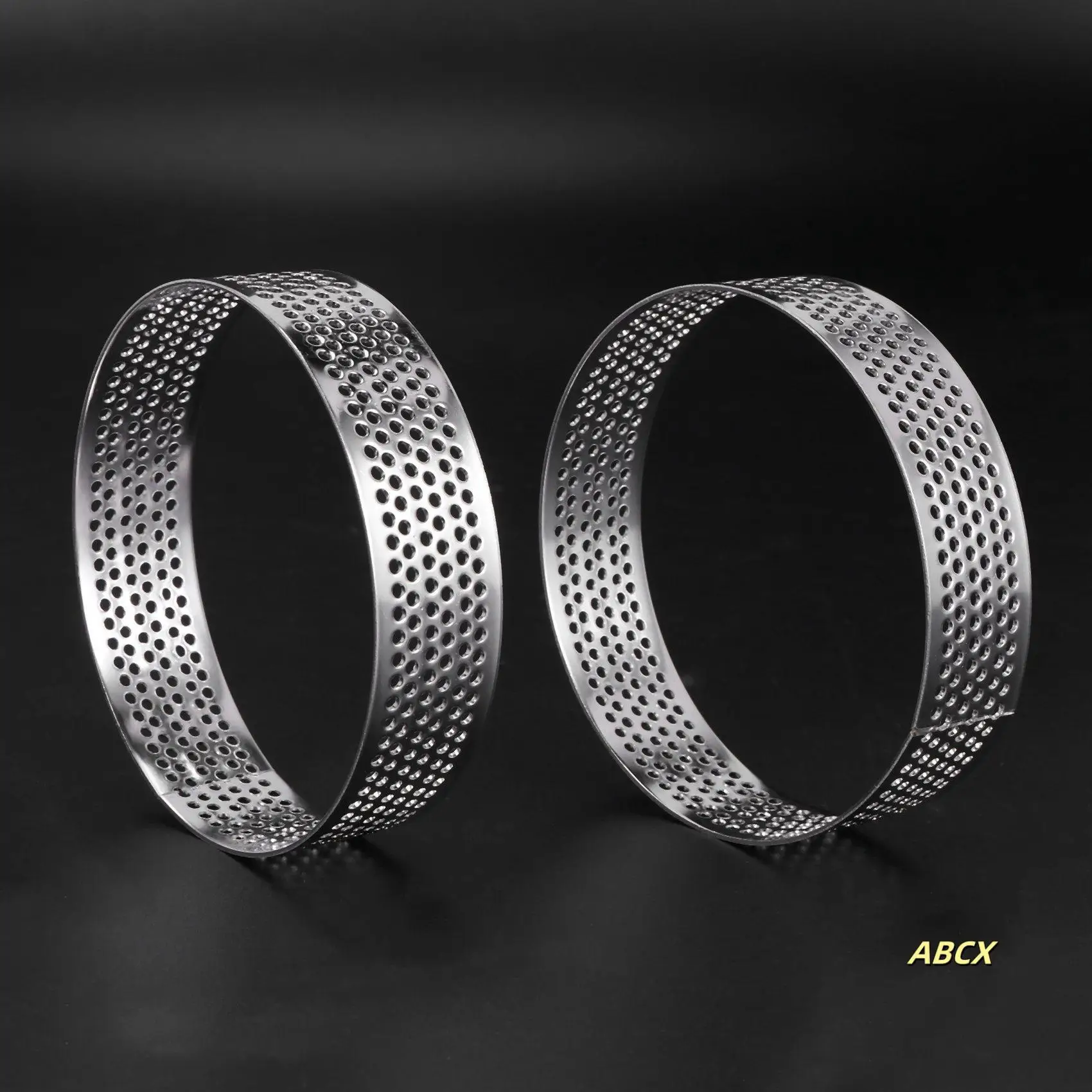 18X Circular Stainless Steel Porous Tart Ring Bottom Tower Pie Cake Mould Baking Tools, 8Cm
18X Circular Stainless Steel Porous Tart Ring Bottom Tower Pie Cake Mould Baking Tools, 8Cm