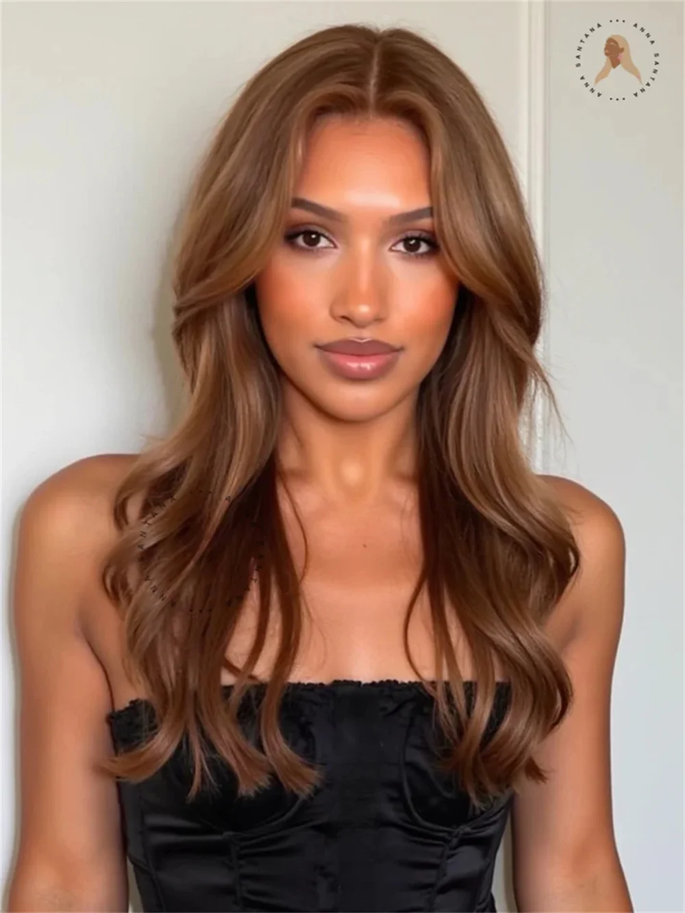 Neutral Brown Synthetic Wig Cool Blonde Highlights Long Flowy Loose Curls Wig Luxury HD Invisible Lace Front Wig 13x4 Free Part
Neutral Brown Synthetic Wig Cool Blonde Highlights Long Flowy Loose Curls Wig Luxury HD Invisible Lace Front Wig 13x4 Free Part