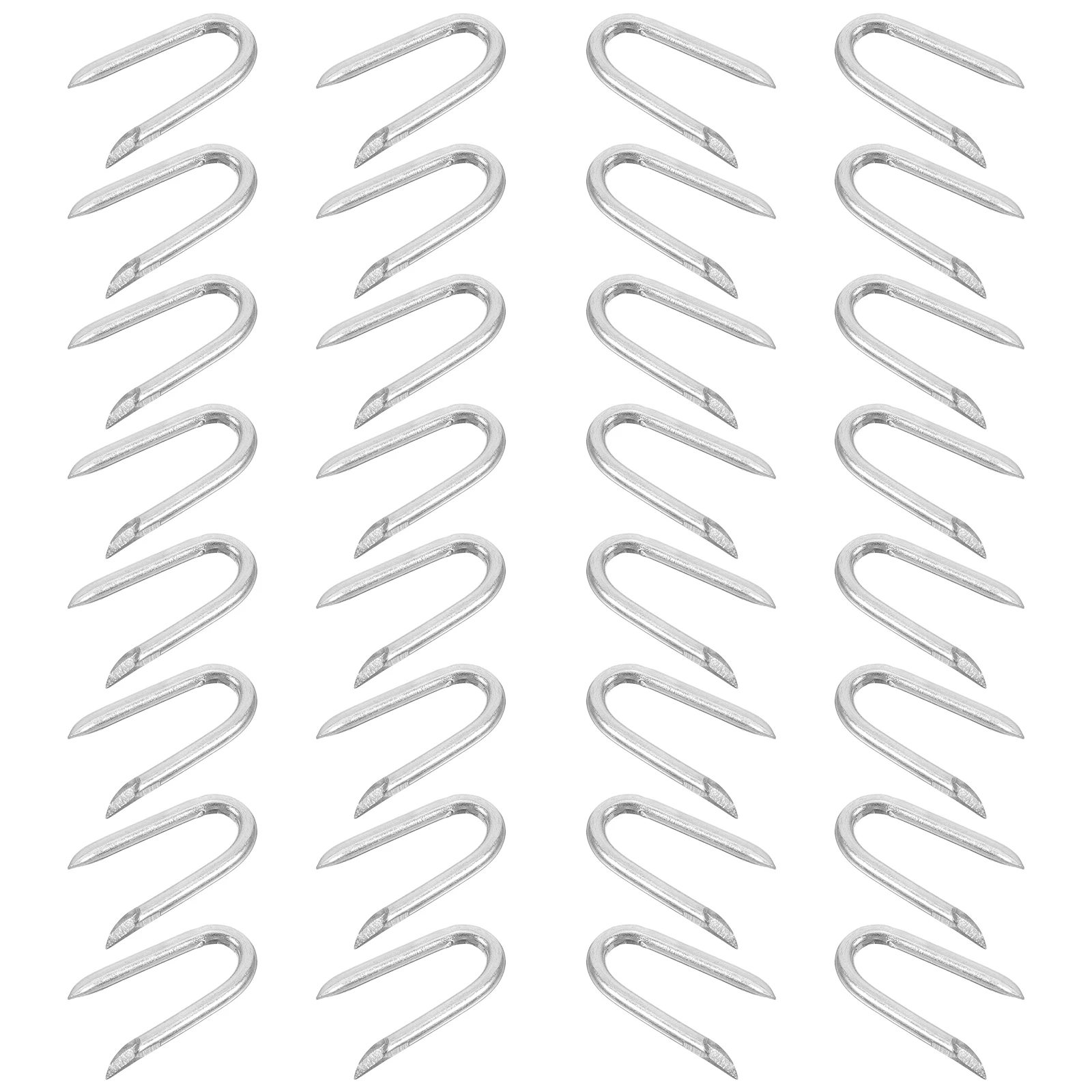 200pcs Wire Mesh Fence Wooden Nails U Shaped Staples for Securing Fencing Heavy Duty Fence Coil Fasteners Gardening
200pcs Wire Mesh Fence Wooden Nails U Shaped Staples for Securing Fencing Heavy Duty Fence Coil Fasteners Gardening