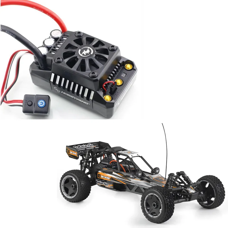Hobbywing Ezrun Max5 V3 200A ESC Electric Adjustable Waterproof Super Brushless Electric Adjustable for 1:5 RC Car on Road Car
Hobbywing Ezrun Max5 V3 200A ESC Electric Adjustable Waterproof Super Brushless Electric Adjustable for 1:5 RC Car on Road Car